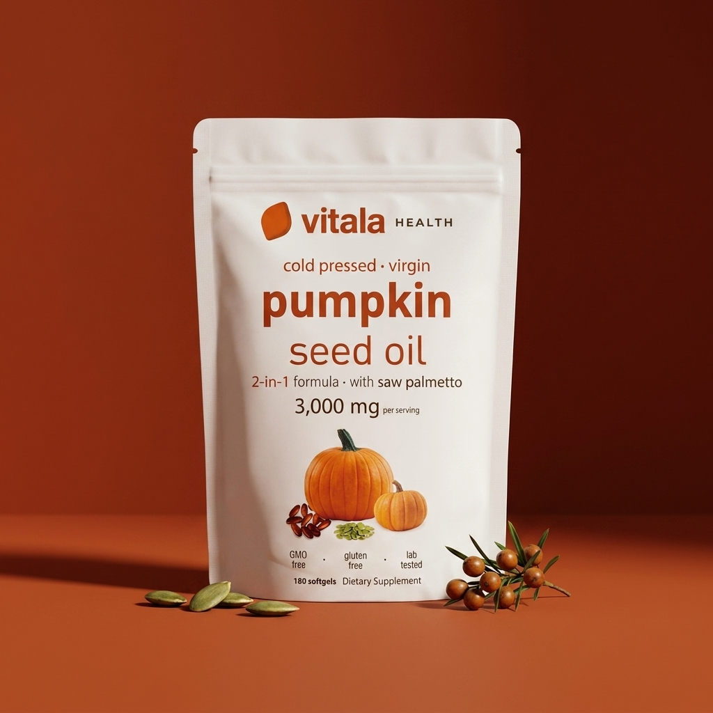 Vitala Pumpkin Seed Oil - Support Your Hair Naturally